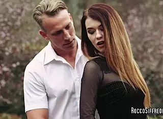 Rocco Enjoys His Tattooed Girlfriend Riding In Lingerie, A Babe Pornstar Friend.