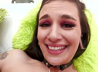 Uh, Luna Lovely's anal creampie with BBC, so messy!