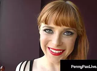 Penny Pax Slams Buttplug into Tight Wet Asshole Hard