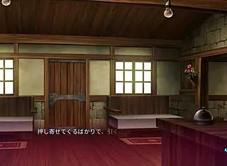 Sister sucking me through the wall hole