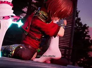 feeling the big tits and ass in 3d hentai princess knight