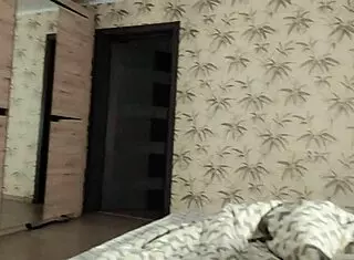 Stepsister shows off new clothes while parents are nearby