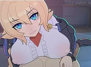 Blazblue Hentai Features Huge Boobs In Action