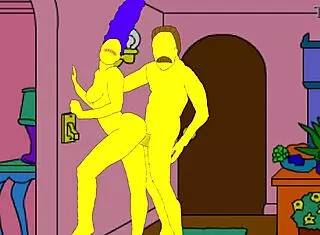 homer goes to moe's bar in simpsons cartoon 🍺