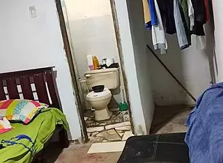 this cheating wife fucks her husband's friend while he works 😏