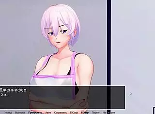 Redhead Tutor Swallows Monster Cock Cum