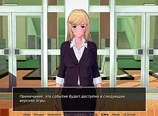 Redhead Tutor Swallows Monster Cock Cum