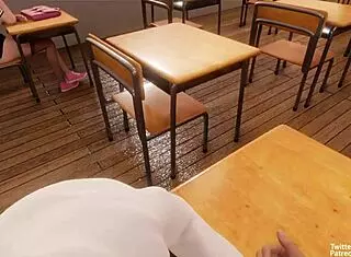 i love d.va's big ass in this glorious detention hentai