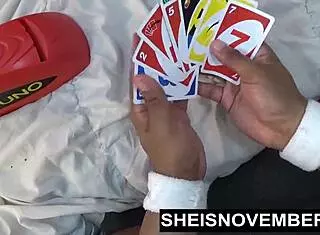 msnovember says, 'ride my big dick after i spank your ass hard'