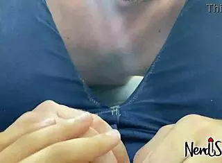 latina brunette with small tits and narrow ass gets eaten out in detail