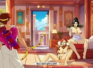 Cupid Fucks Horny Greek Whores In Hentai
