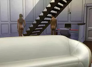 Curious colleagues reveal bodies and explore first time sex