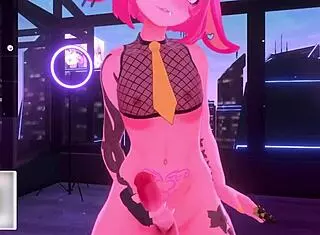 Bunny Vtuber Dominates With Futa Cock