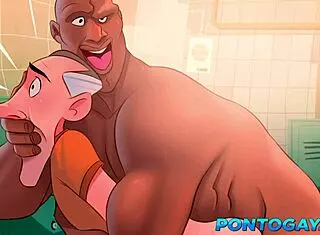 Basketball stars in bareback gay action! Episode 3!