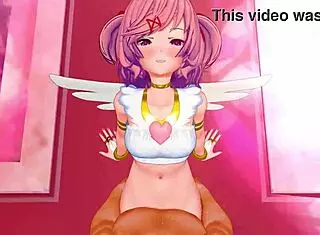 Natsuki Competes In Sex Games With Masturbation And Riding In Hentai Animation