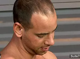 Excited Gays Sucking Monster Cocks At Work