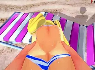 Marie Rose Fucks Hard On Beach!