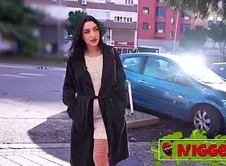 Nelia Rides Big Black Cock Doggystyle