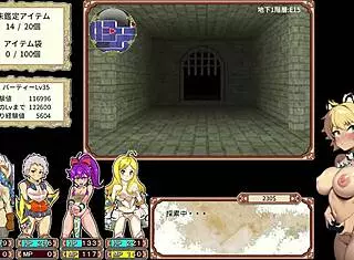 【ダンエロ＋の実況プレイ パート1】ビッチ4人組でダンジョン探索する神ゲーに挑戦！