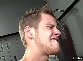 Seductive Gay Jocks Suck Big Cocks And Fuck In Gym.