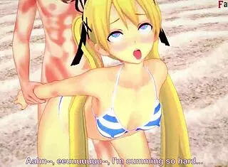 Marie Rose Fucks Hard On Beach!