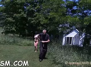 Bound Woman Undergoes Rough BDSM Training with Sucking and Fucking