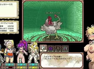 【ダンエロ＋の実況プレイ パート1】ビッチ4人組でダンジョン探索する神ゲーに挑戦！