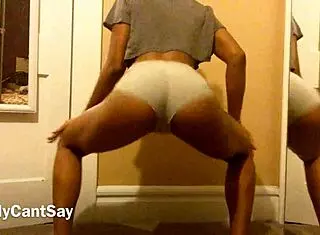 Jiggling My Ebony Ass Made Me So Horny