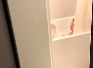 bubble bath with young teen