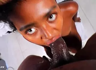 Baddies blow Celeste Wil in hentai anime scene