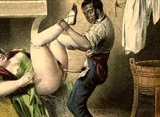 Vintage Erotic Illustration Captures Retro Charm In Unique Comic Style