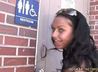 I suck that big black cock at the gloryhole, feeling so aroused