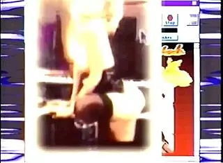 Asian redhead in vintage lingerie poses alluringly