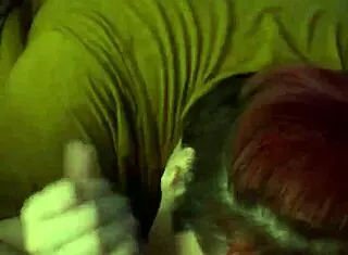 Intense ball sucking by amateur redhead with handjob and licking