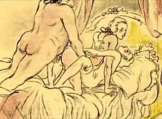 Vintage Hentai Anime Depicts Erotic Cartoon Scenes