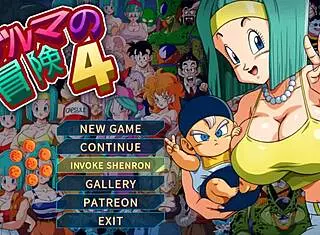 Future Bulma rewards Gohan with wild sex in Bulma Adventure 4. Uncensored Japanese hentai action unfolds!