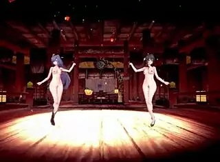 Honkai Star Rail characters engage in 3D hentai MMD adventures