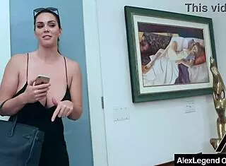 Shes the Roommates Date - Alex Legend Cums on Alison Tylers Tits