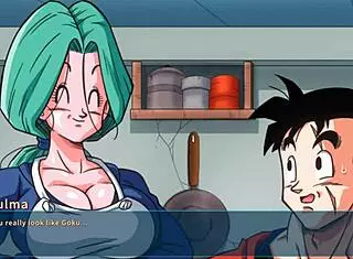 Future Bulma rewards Gohan with wild sex in Bulma Adventure 4. Uncensored Japanese hentai action unfolds!
