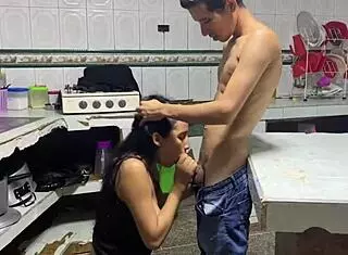 I fucked my stepsister and milked her big tits 😍. She came in my mouth!