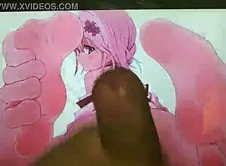 anime feet, you want a cum tribute?