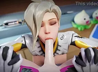 have you seen overwatch mercy's hentai blowjob scene?