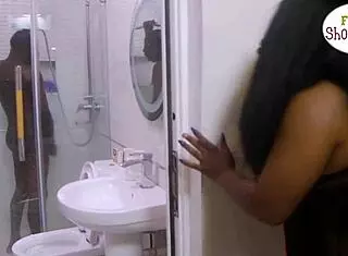 horny madam fucks gateman wildly