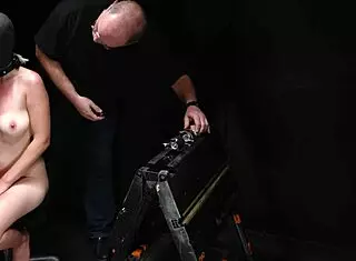 does she love the bondage contest with high-volume enemas on her bound tits and submissive body?