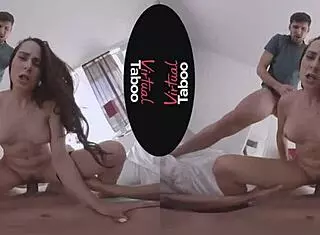This virtual taboo scene has an anal slut getting blown and fucked 😈