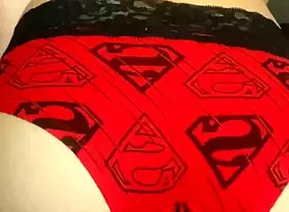 Close up of faceless teen trying on panties in store.