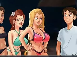 Summertime Saga Babes PLAY SPIN THE BOTTLE