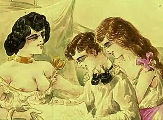 Vintage erotic illustration collection