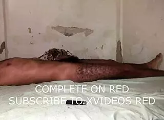 Another hot gay scene in the living room bed