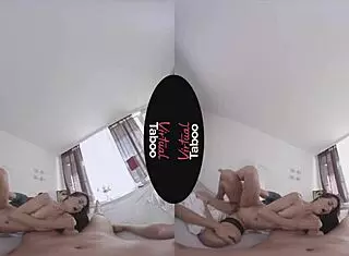 This virtual taboo scene has an anal slut getting blown and fucked 😈